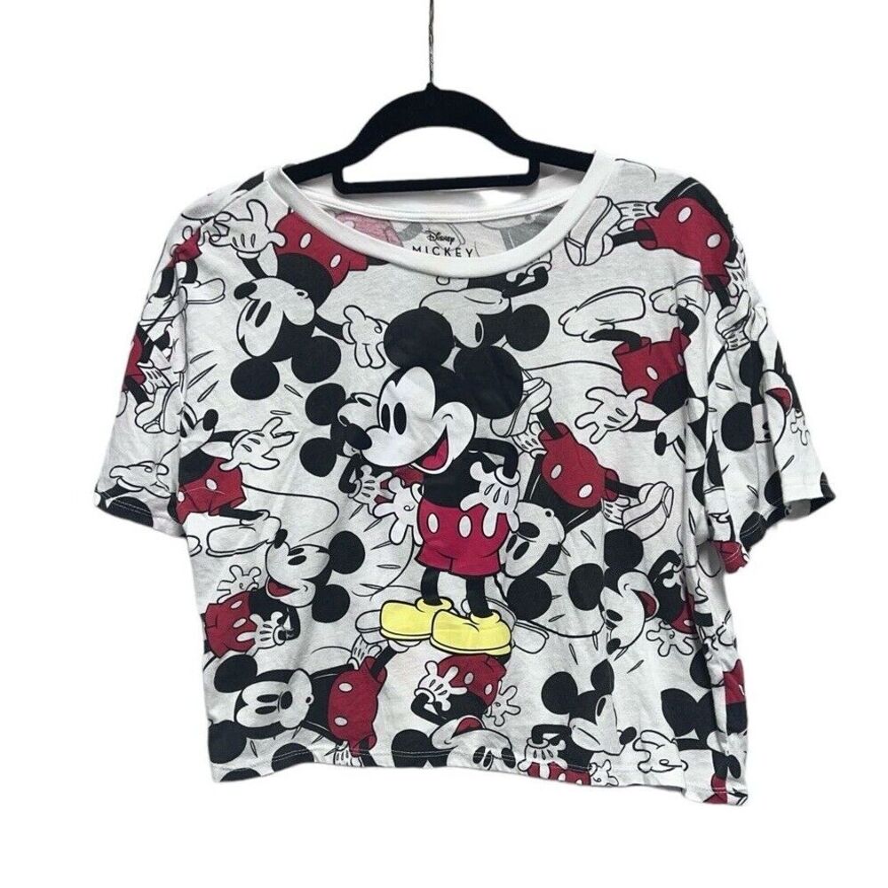 Disney Mickey Mouse Tee - Red, White, and Black